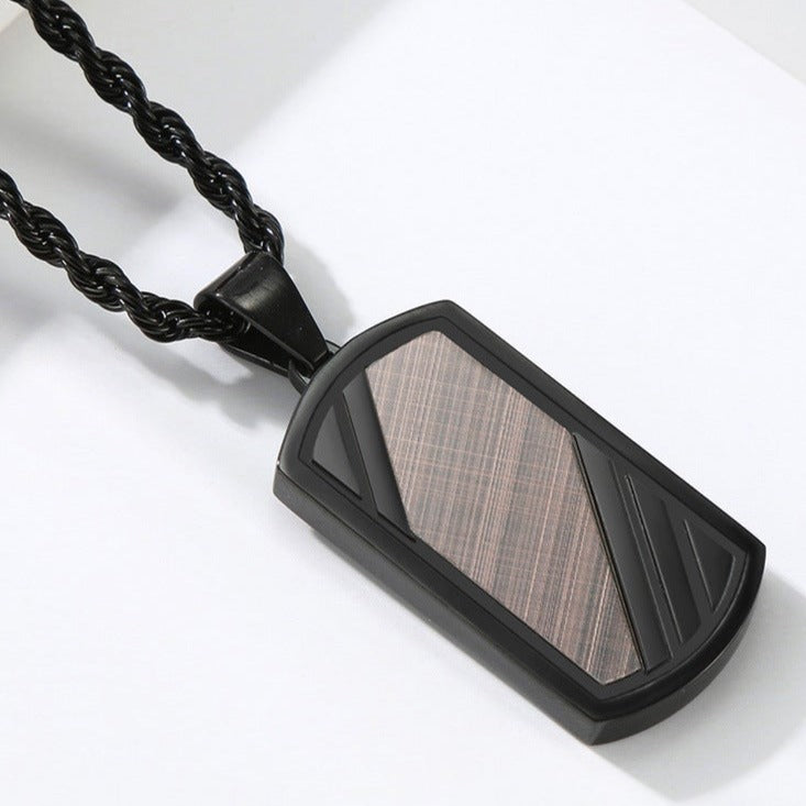 Customized Mens Thick Chain Pendant Necklace