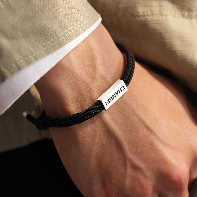 Change Engraved Couple Bracelest Set for 2