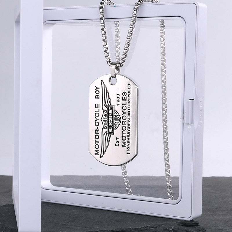Thick Chain Mens Necklace for Motorcyclists