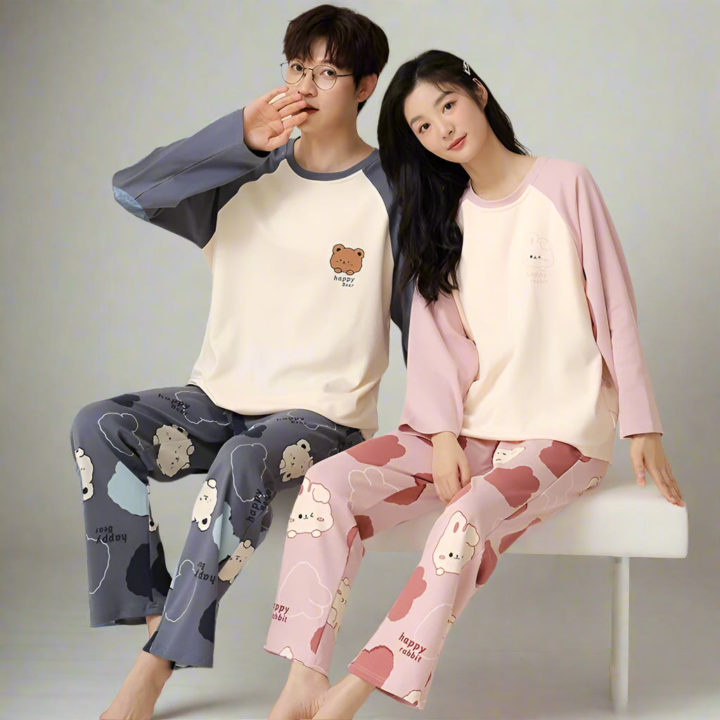 Matching Loungewear Couples Pajamas Set