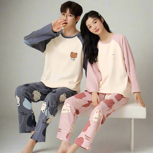 Matching Loungewear Couples Pajamas Set