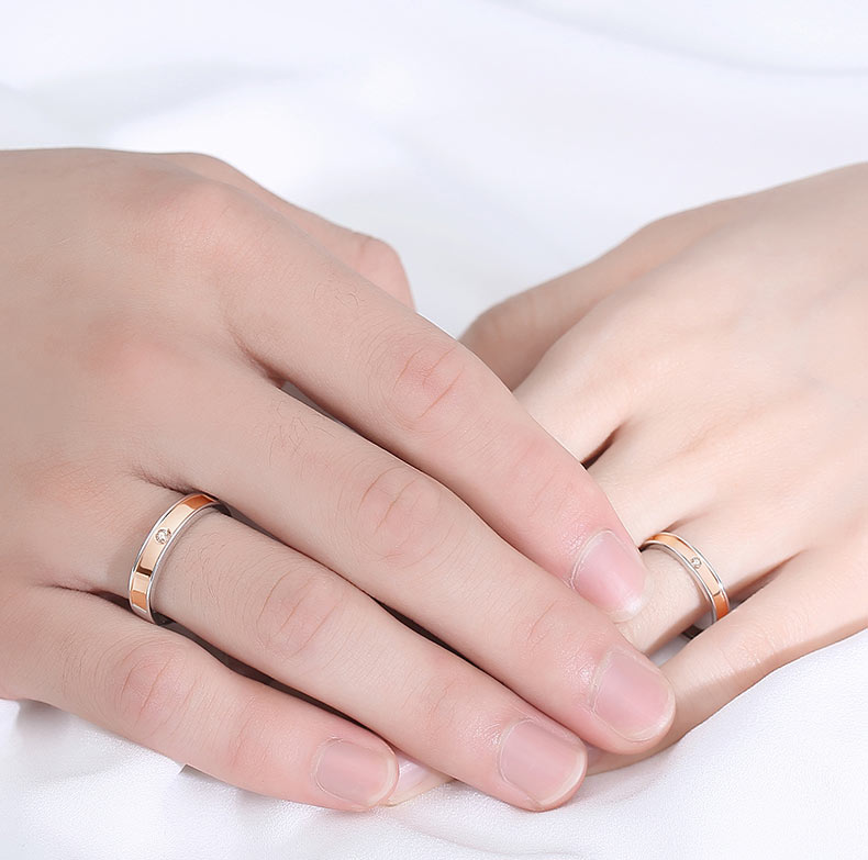 Engraved Matching Wedding Bands for a Couple