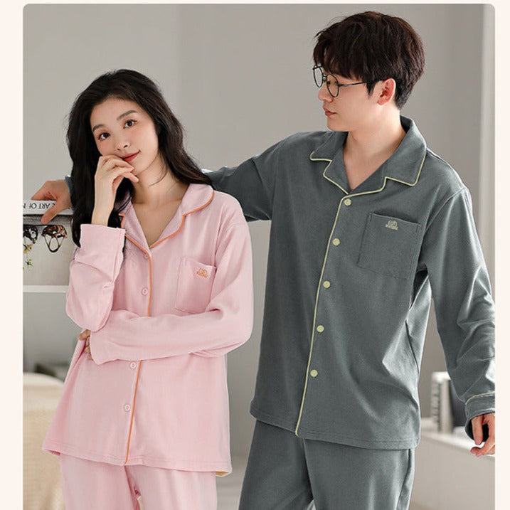 Matching Soft Pajamas Set for Couples