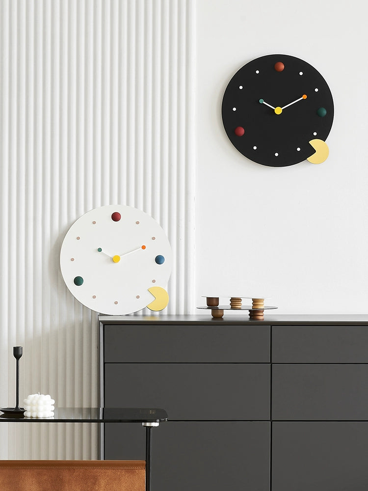 Gullei™ Cute Pacman Style Analog Silent Wall Clock