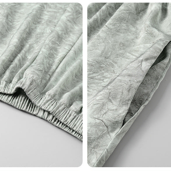 Gullei™ Button Front Asian Style Pajamas 100% Polyester