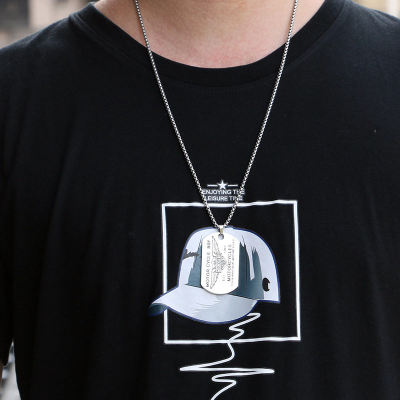 Thick Chain Mens Necklace for Motorcyclists