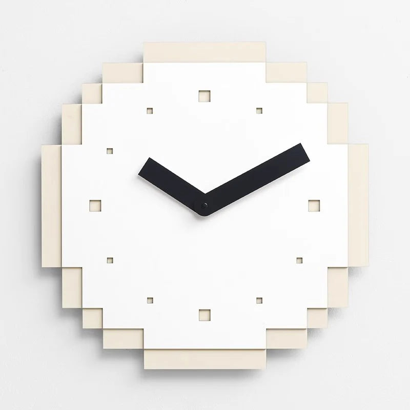 Gullei™ Modern Pixel Theme Wall Decor Silent Clock