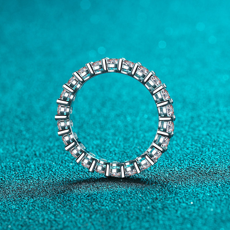 2 Carats Moissanite Stackable Women Ring