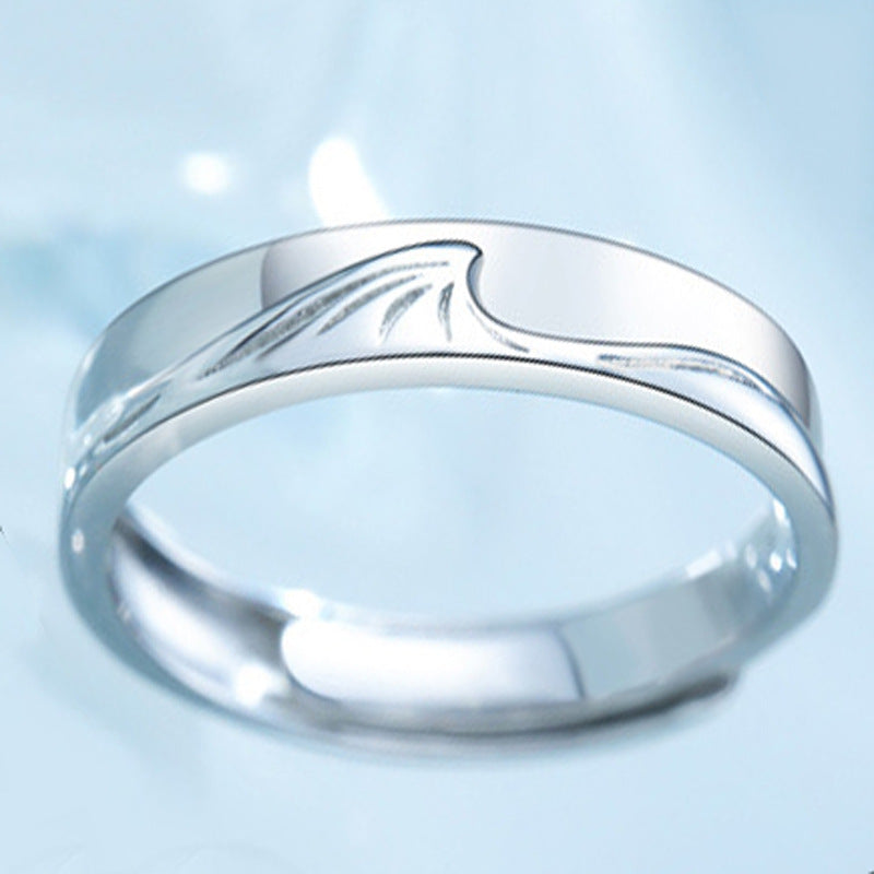 Mountain and Ocean Bff Promise Rings Set