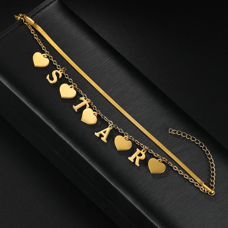 Custom Name Charms Bracelet