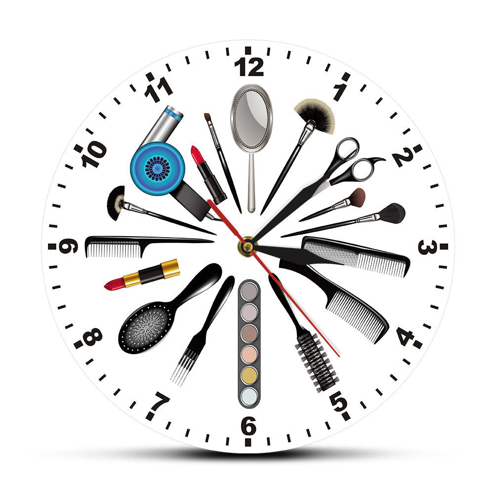 Wall Decoration Clock Gift for Beauty Salon Owner