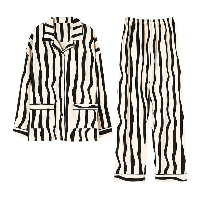 Matching Long Sleeve Couple PJs Set