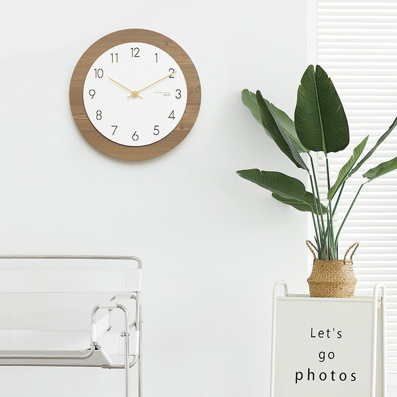 Modern Circular Analog Silent Wall Clock