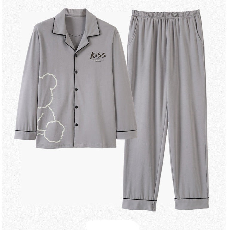 Bear Loungewear Pajamas Set for Couples