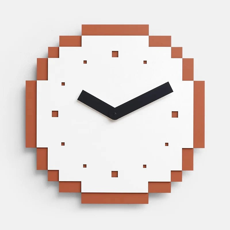 Gullei™ Modern Pixel Theme Wall Decor Silent Clock