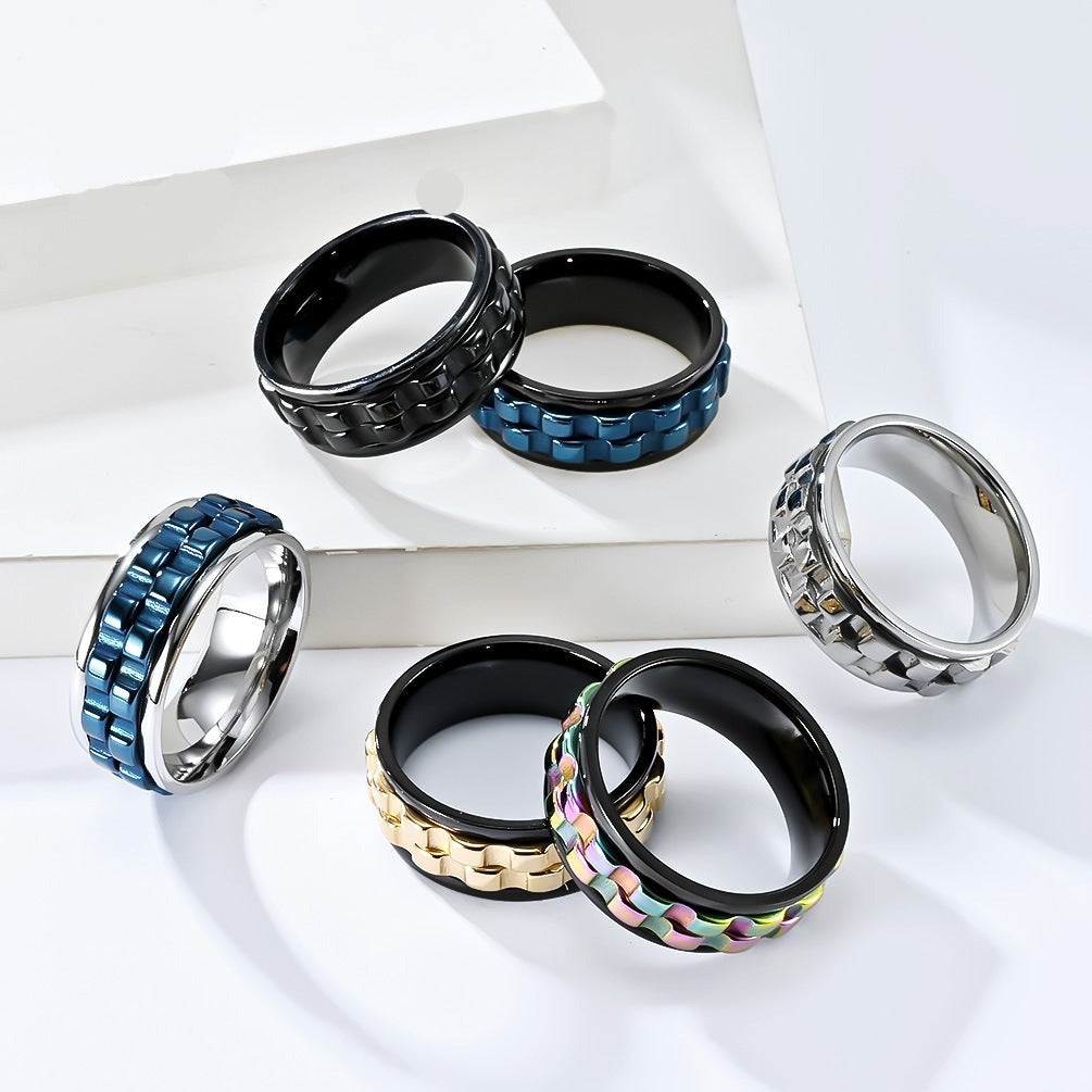 Custom Name Fidget Spinner Ring