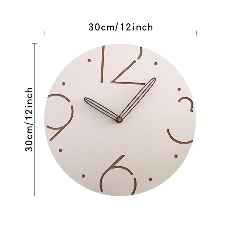 Big Numbers Circular Wall Décor Clock
