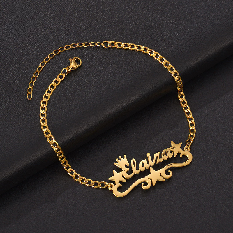 Stars Custom Name Bracelet