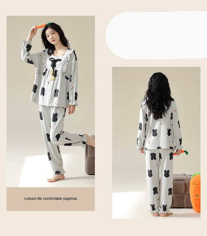 Long Sleeves Couples Matching Pajamas Set