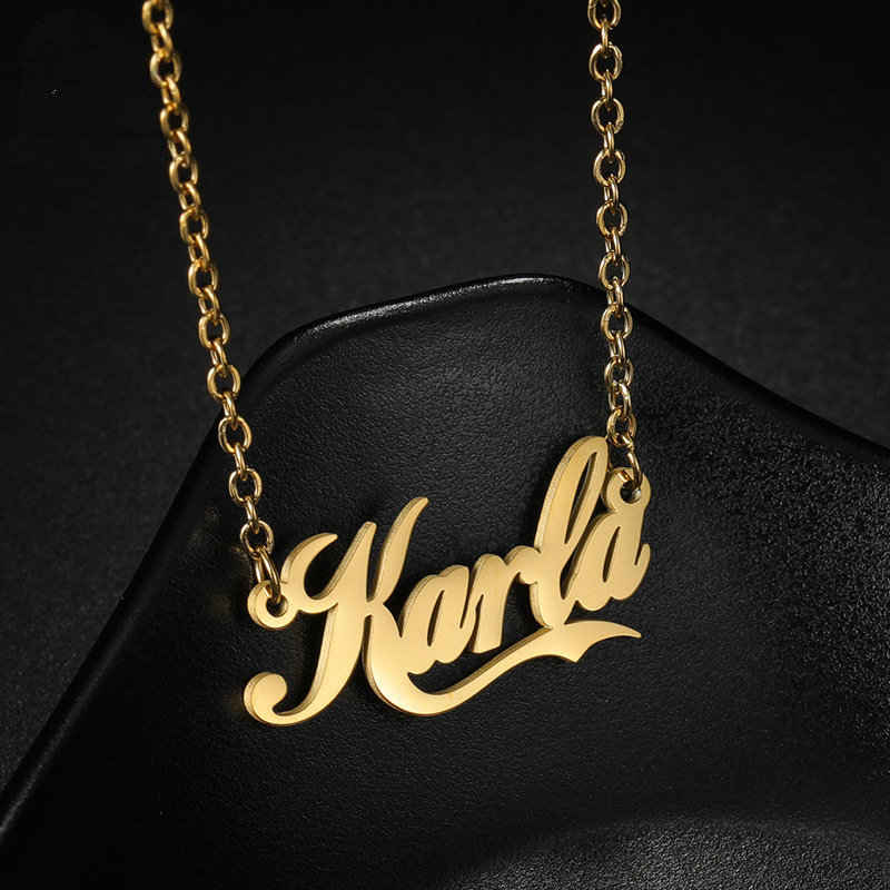 Artistic Personal Name Necklace