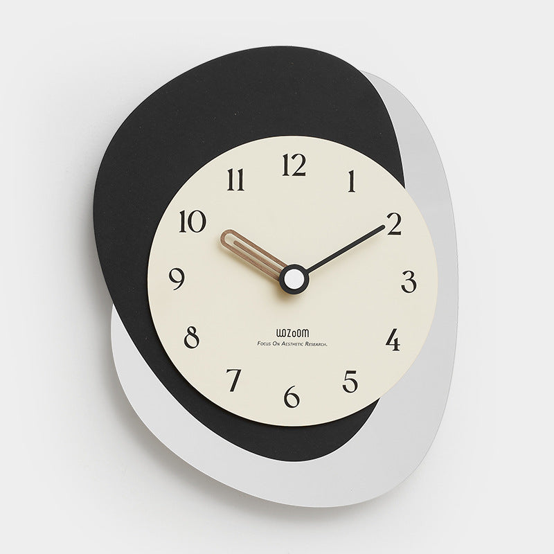 Modern Abstract Silent Wall Clock - Elegant Home Decor