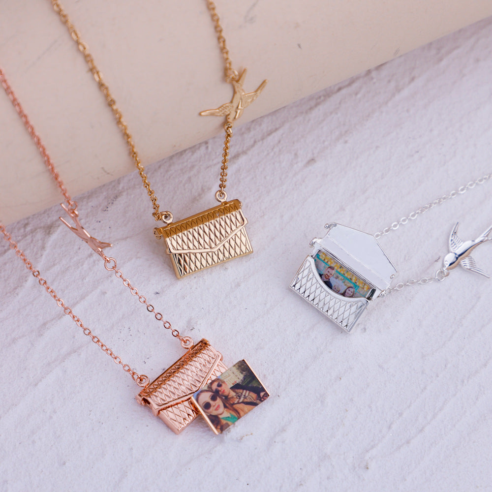 Personalized Photo Locket Necklace