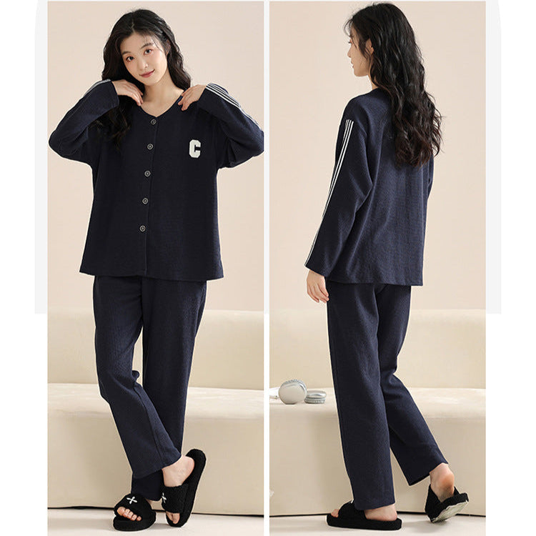 Gullei™ Sporty Long-Sleeve Pajamas 100% Organic Cotton