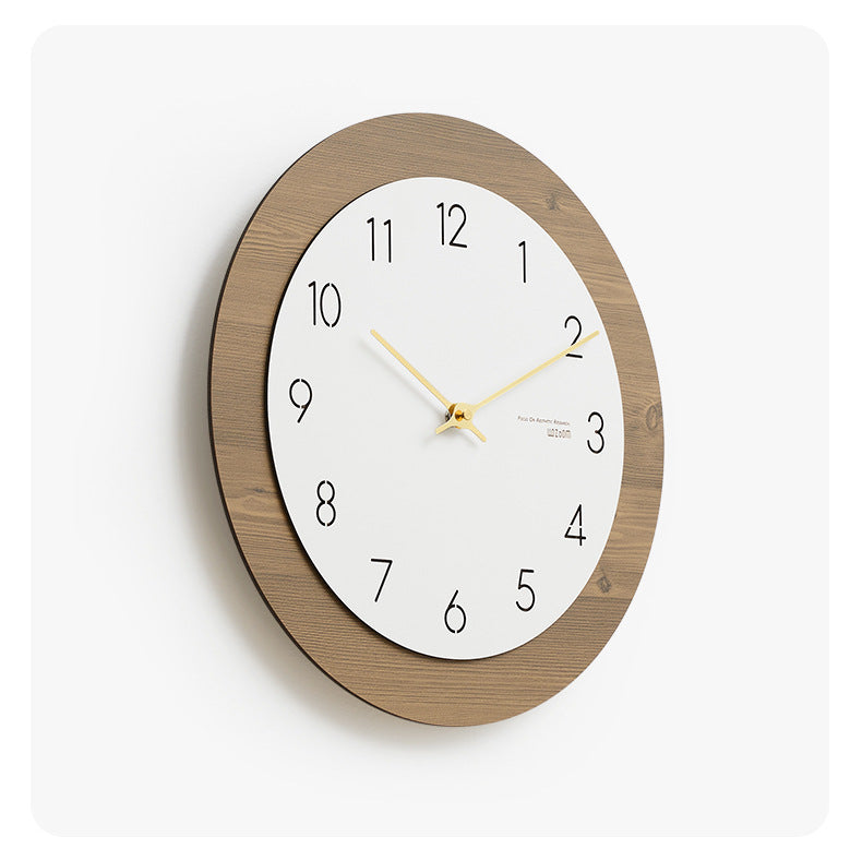 Modern Circular Analog Silent Wall Clock