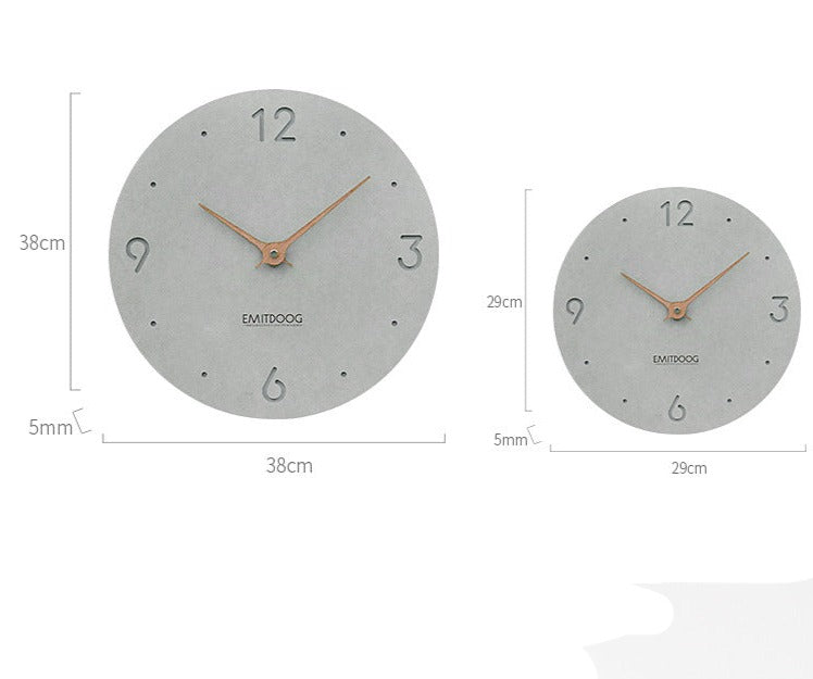 Minimalist Deco Silent Wall Clock 30cm