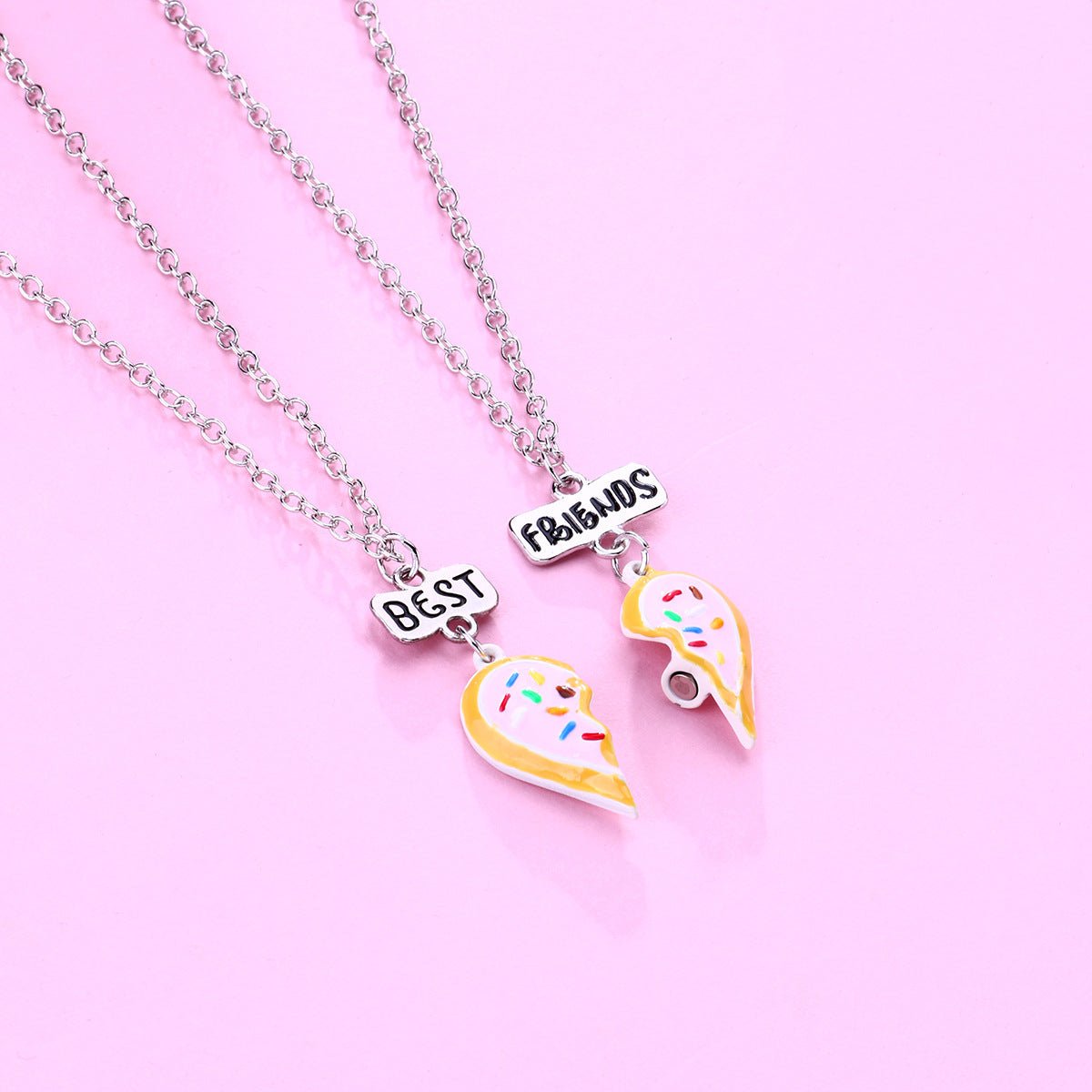 Connecting Hearts Necklaces Set for Best Friends