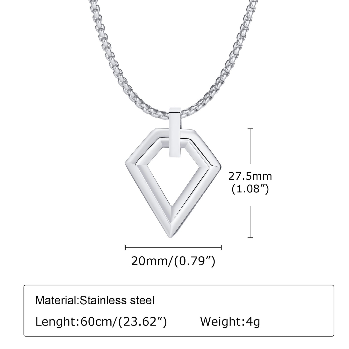 Trendy Hip-hop Pendant Necklace for Men