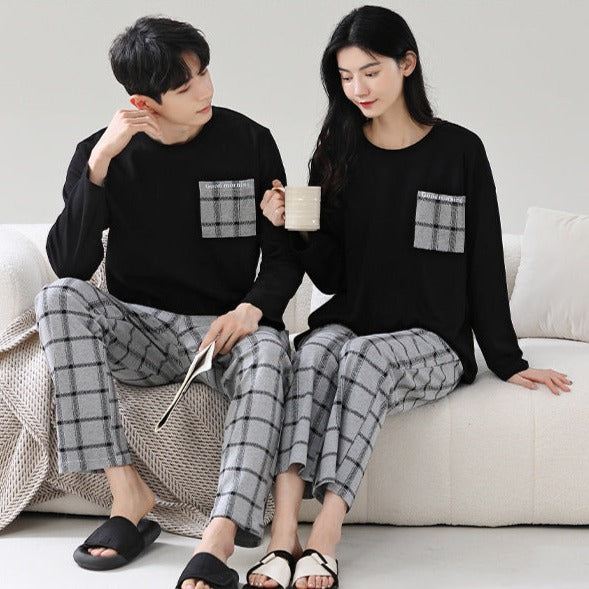 Cool Matching Couples Pajamas Set for Couples