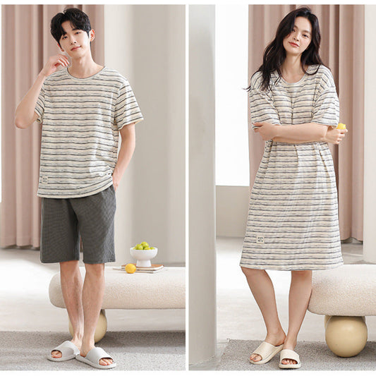Gullei™ Striped Pajamas Set 100% Organic Cotton