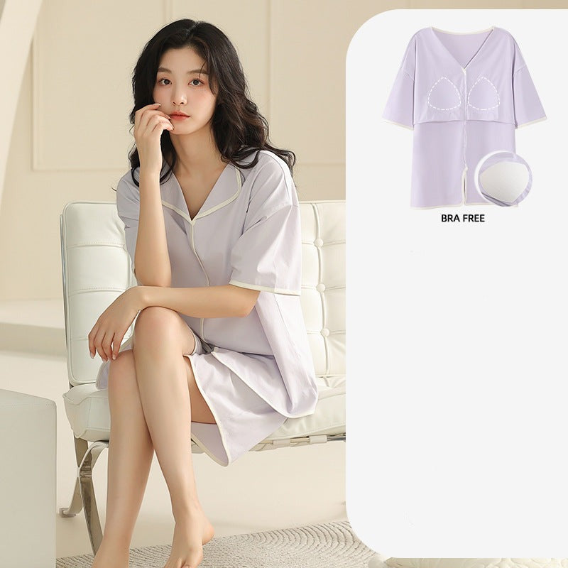 Two-Piece Romantic Summer Nightwear for Women