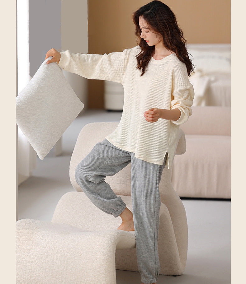 Gullei™ Long Sleeves Pullover Pajamas 100% Cotton