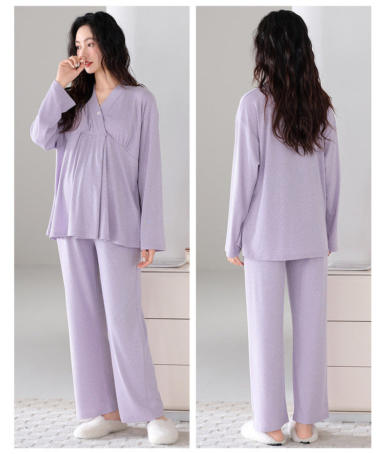 Soft Pregnancy Sleepwear PJs