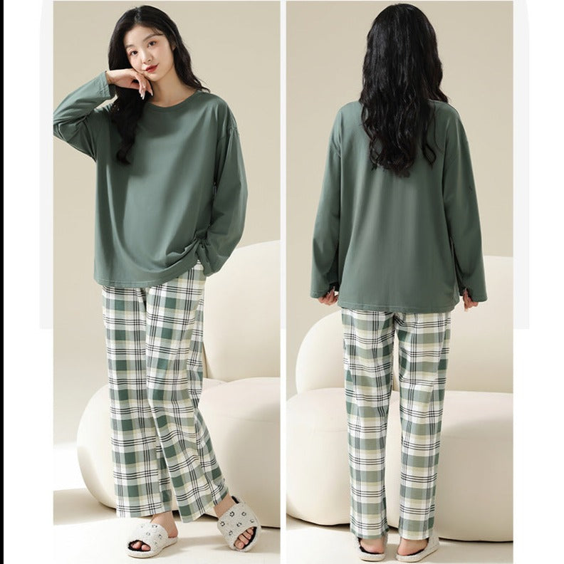 Matching His and Hers Sleepwear PJs Set 100% Cotton
