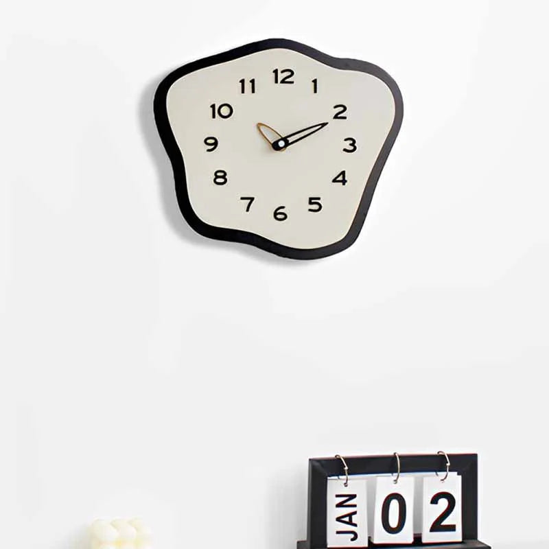 Odd Shaped Swinging Silent Pendulum Clock (26 × 30 cm)