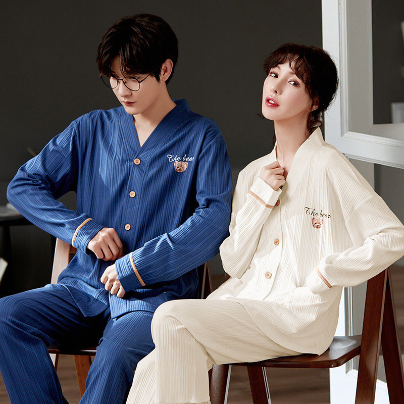Matching Cotton Sleepwear for Couples Set of two