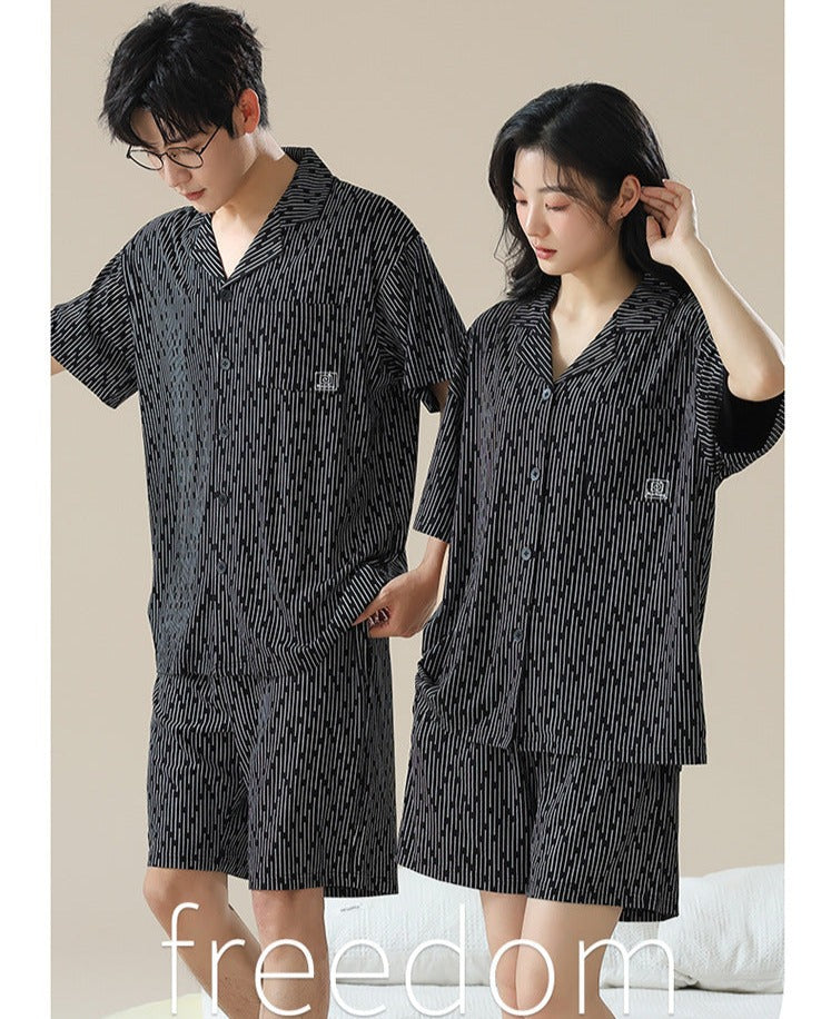 Modal Shorts Matching Pajamas Set for Couples