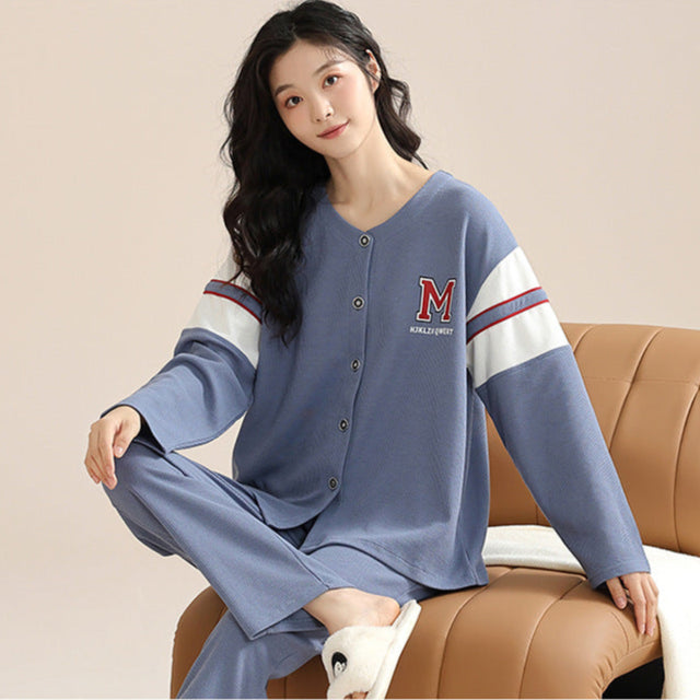 Gullei™ Sporty Pajamas Set 100% Organic Cotton