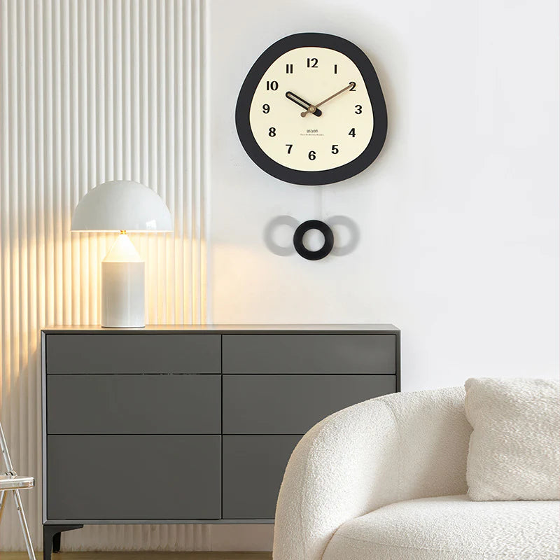 Gullei™ Modern Wall Decor Round Pendulum Clock