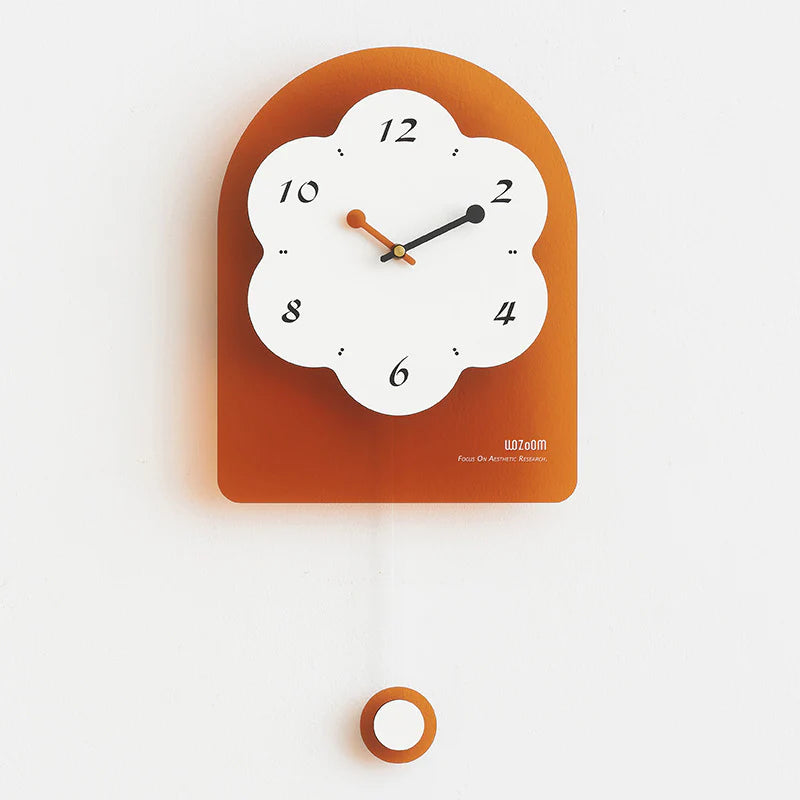 Gullei™ Flower Shaped Wall Decoration Pendulum Clock