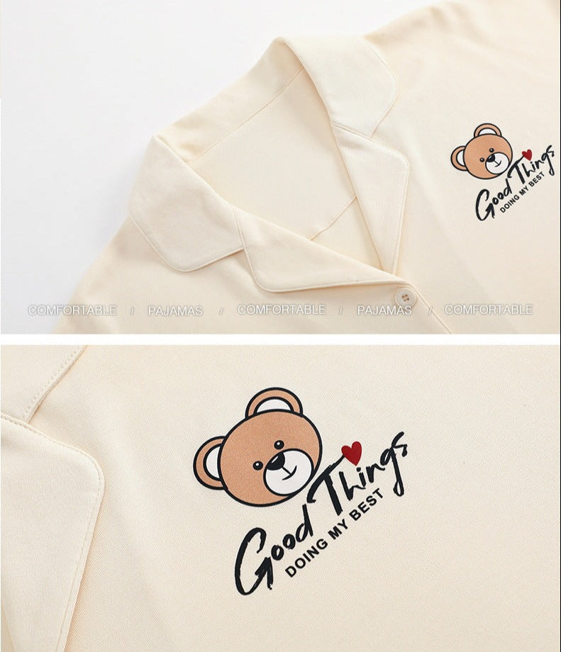 Matching Bear PJs Nightwear Set for Men and Women