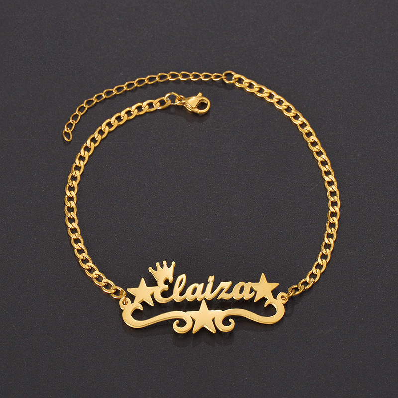Stars Custom Name Bracelet