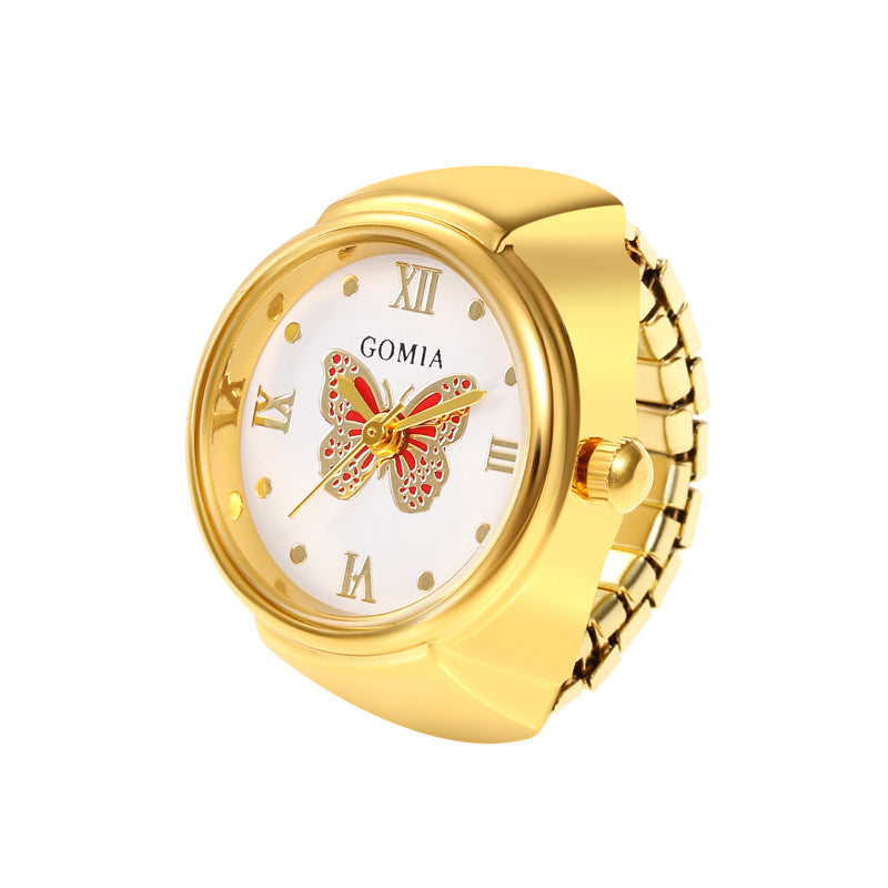 Gullei™ Butterfly Dial Fully Functional Watch Ring - Adjustable Size