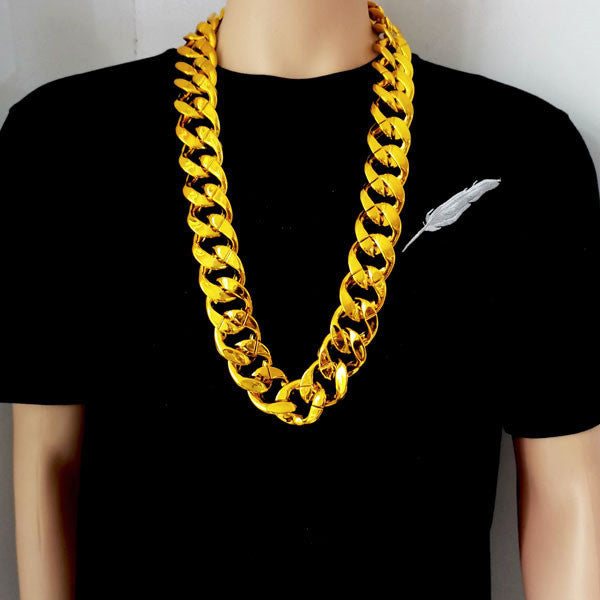 Acrylic Thick Chain Necklace for Men