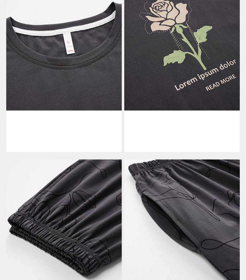 Premium Cotton 4-Piece PJs/Loungewear for Couples