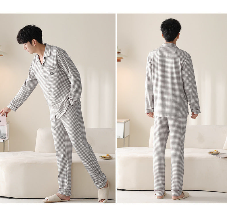 Cotton Loungewear Pajamas Set for Couples