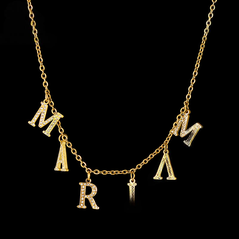 Personalized Name Letters Necklace